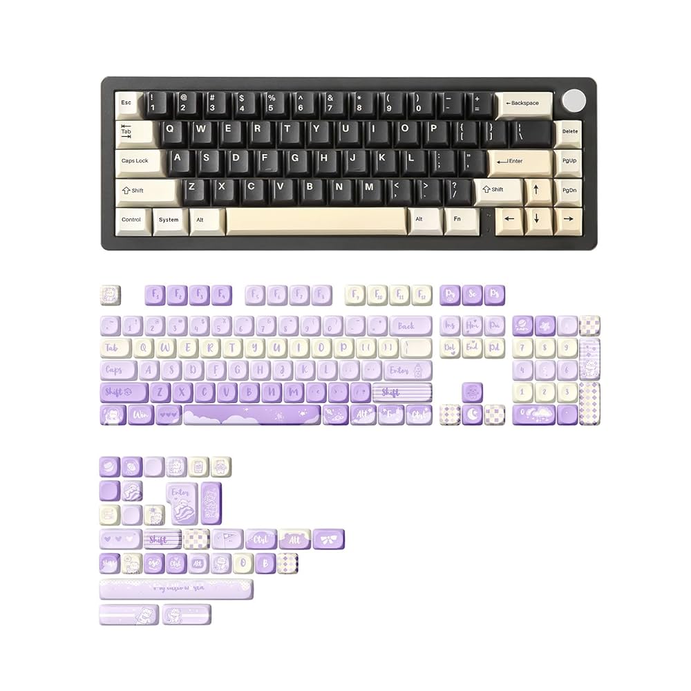 Amazon.com: YUNZII AL66 Wireless Mechanical Keyboard(Milk